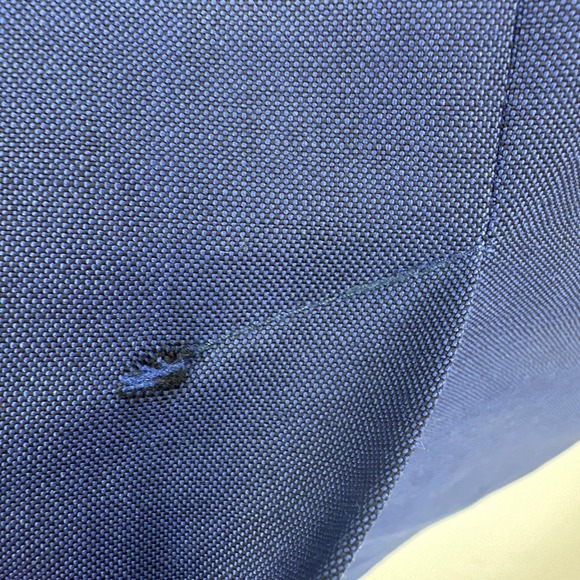 Reiss Wool blend Pencil skirt Royal Navy Blue Size 2 - Picture 3 of 5